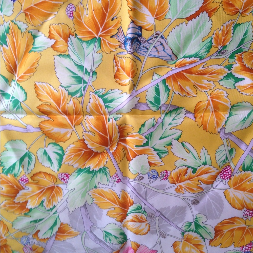 STUNNING SILK HERMÈS L'ARBRE DE SOIE SCARF - Picture 5 of 7